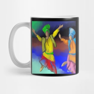 Bhangra dancers Mug